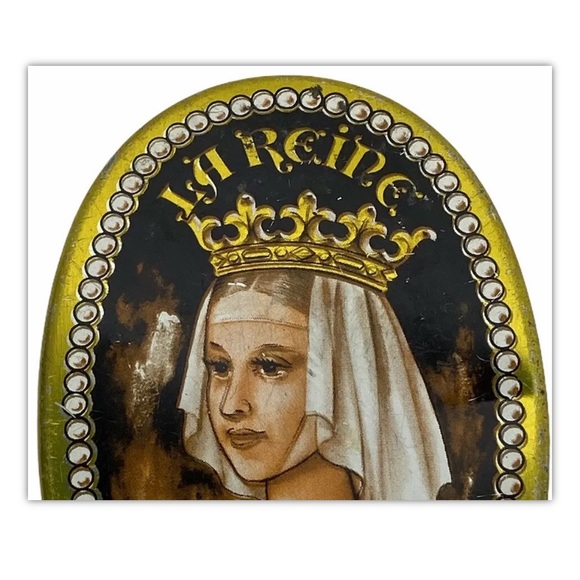 LA REINE Vintage Mint Pastille Tin Container - Picture 2 of 9